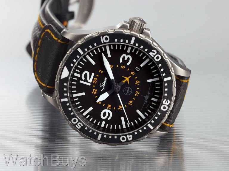 sinn 857 utc testaf lh cargo limited edition tegimented on strap