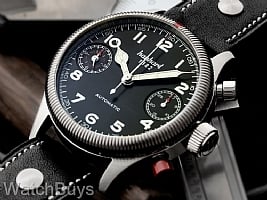 Show product details for Hanhart Pioneer TwinDicator Black Dial