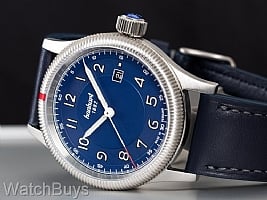 Show product details for Hanhart Pioneer One Blue Dial