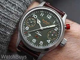Show product details for Hanhart Austrian Air Force AW169M LE - Smooth Bezel Non-Refundable Deposit