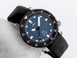 Show product details for Sinn U1 SDR Blue Dial on Silicone Strap