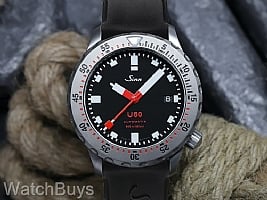 Show product details for Sinn U50-T Fully Tegimented on Silicone Strap