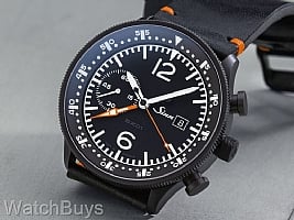 Show product details for Sinn 717 SZ-01 Chronograph Fully Tegimented on Calf Strap