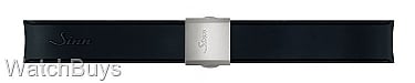 Show product details for Sinn Strap - T50 Silicone Black – Titanium Compact Buckle
