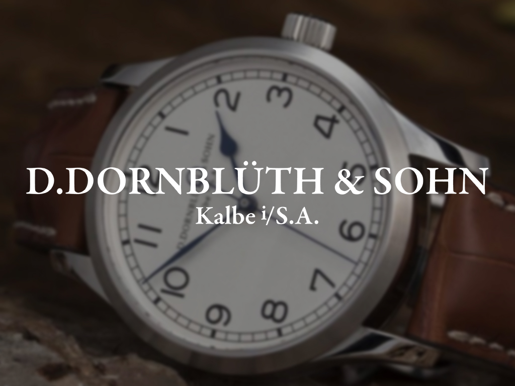 Dornblueth & Sohn Watches
