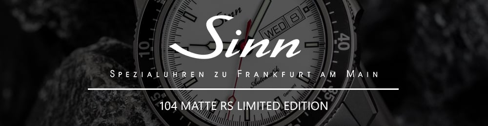 Sinn 104 Matte Red Seconds Limited Edition