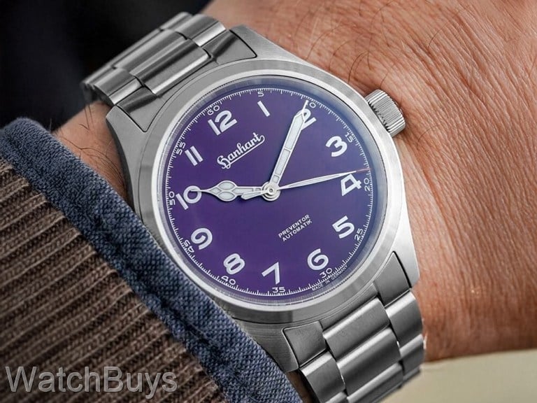 Hanhart Preventor HD12 Silk Purple Limited Edition on Quick Adjust Bracelet