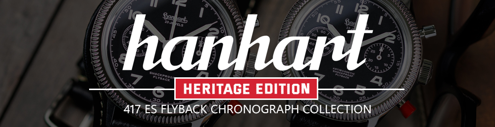 Hanhart 417 ES Flyback Chronograph Collection - Heritage Edition