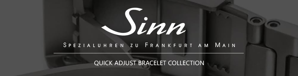 Sinn Watches With Quick Adjust Bracelets
