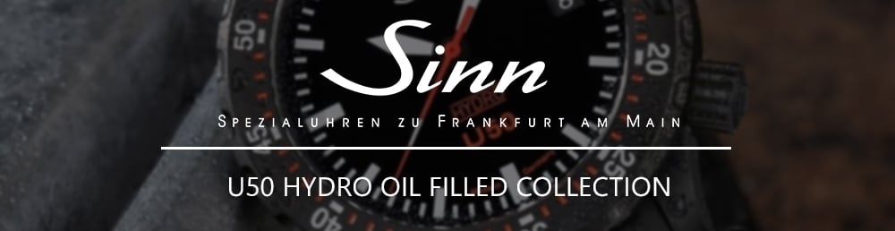 Sinn U50 Hydro Oil Filled Watches