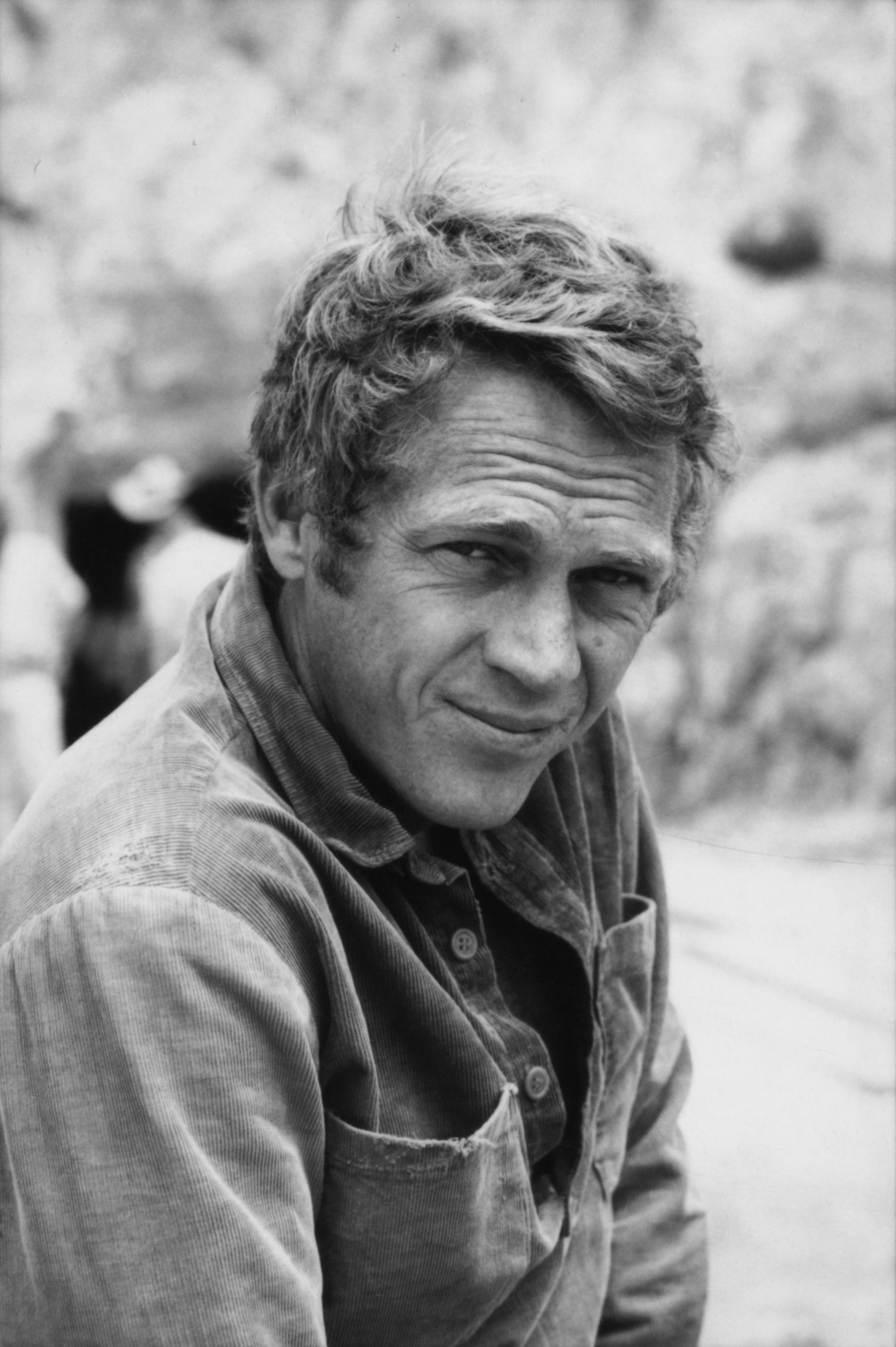 Vintage portrait of Steve McQueen