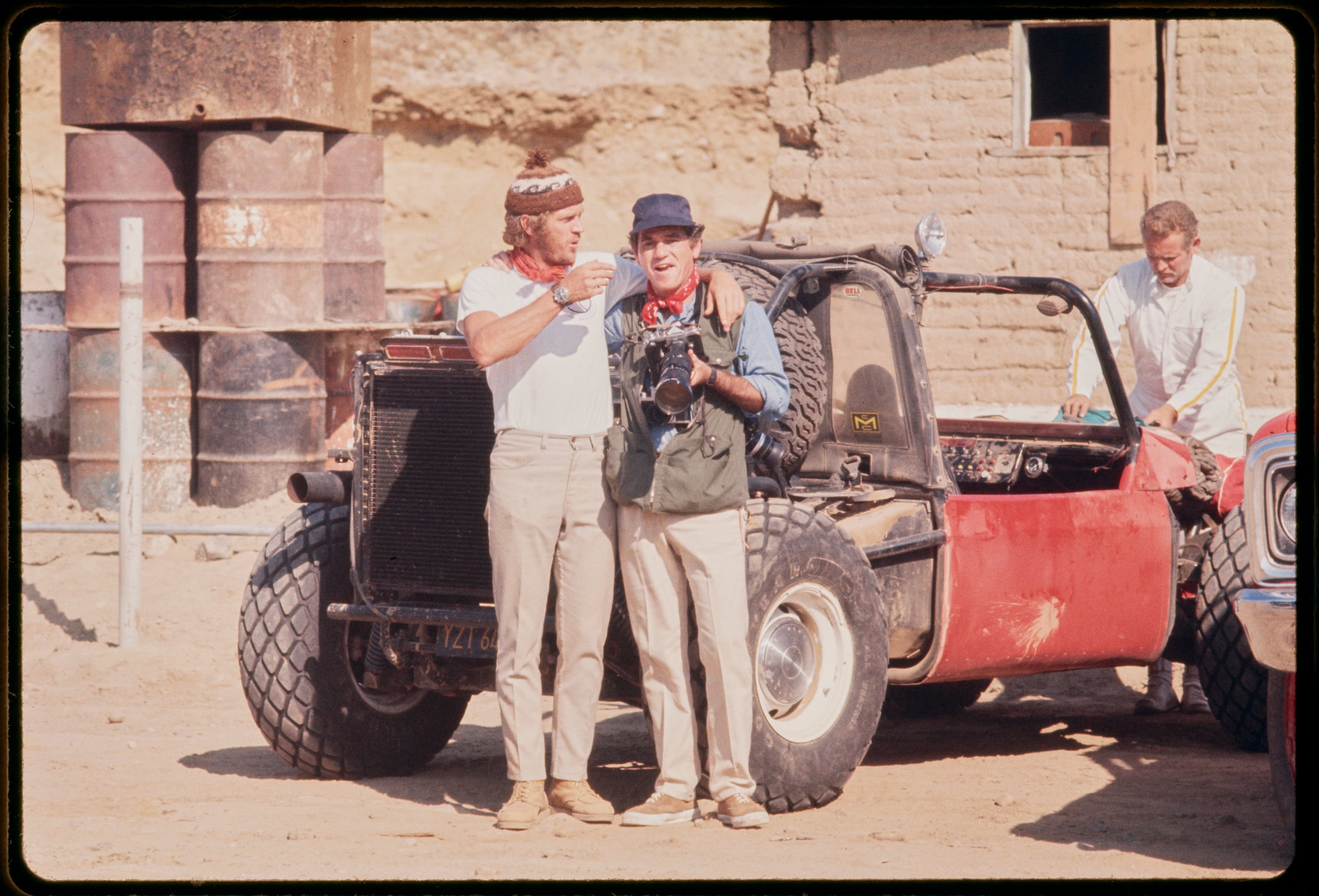 Steve McQueen at the Baja 1000 desert race
