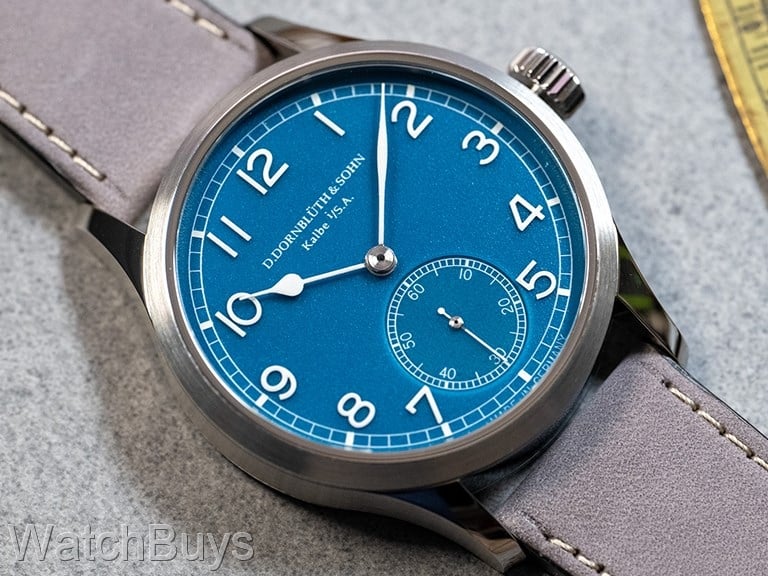 Dornblueth & Sohn Calibre 99.1-M Sea Blue Ceramic Dial