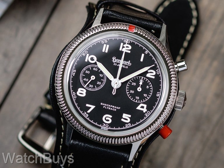 Hanhart 417 ES Heritage Flyback Column Wheel Chronograph