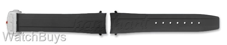 Show product details for Hanhart Aquasphere/Aerosphere Strap - Black Rubber - Standard Length