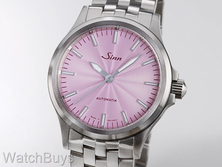 Sinn 556 I Mauve Limited Edition on Fine Link Bracelet
