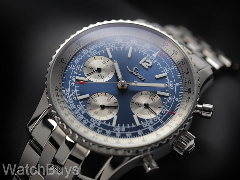 Sinn EZM 13.1 Divers Chronograph on Silicone Strap