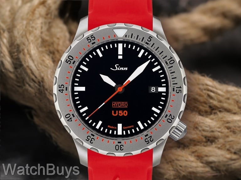 Sinn U50 Hydro on Silicone Strap
