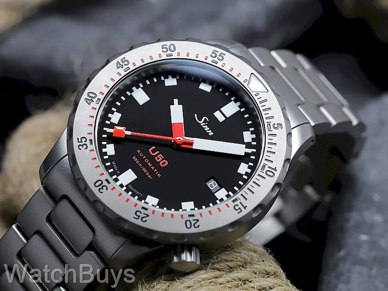 Sinn U50-T Fully Tegimented on H-Link Bracelet