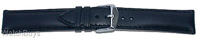 Artisan Calf Leather 22 x 18 mm Black Standard Strap