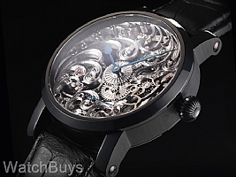 Jochen Benzinger Full Skeleton Silver Black Case