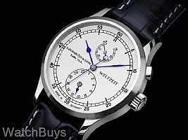 Dornblueth & Sohn Calibre 99.10 Weltzeit Power Reserve Engraved Dial