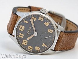 Dekla Military Vintage Old Radium White Gold
