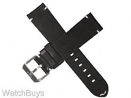 Eza Strap - 22 x 20 Black Calf Leather