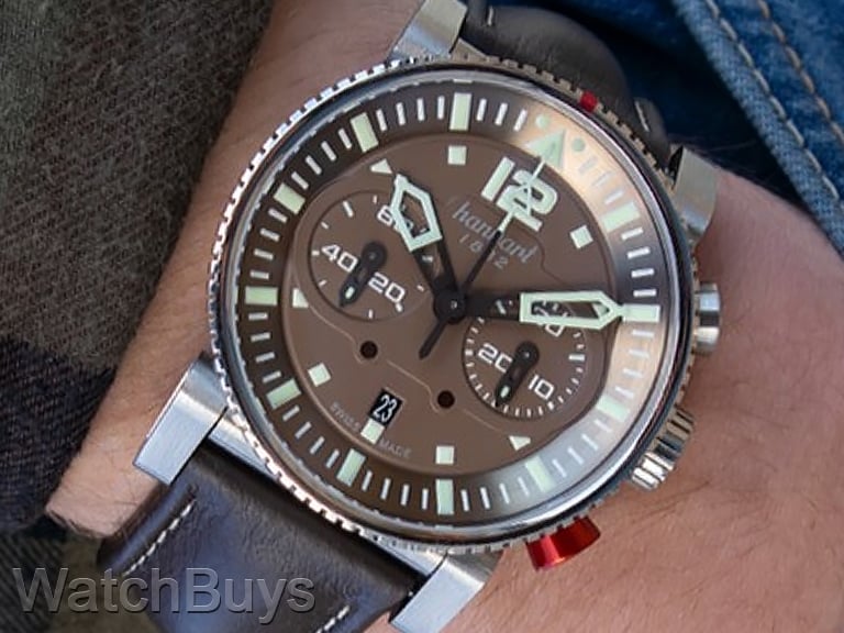 Hanhart Primus Pilot Mocha Dial