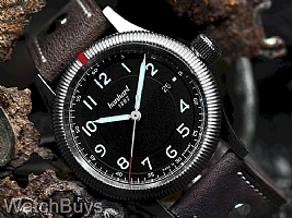 Hanhart Pioneer One Black Dial