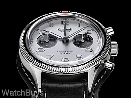 Hanhart 417 ES Panda Flyback Column Wheel Chronograph