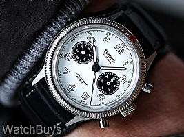 Hanhart 417 ES Panda Flyback Column Wheel Chronograph