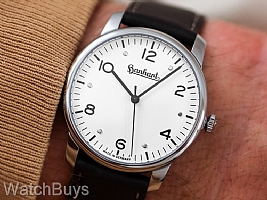 Hanhart Pioneer Silva White Dial on Strap