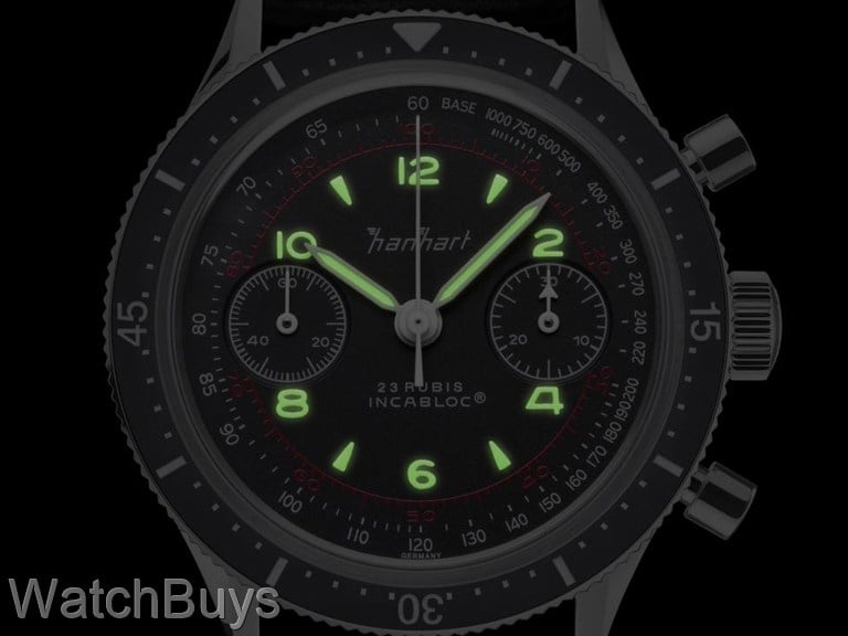 Hanhart 415 ES Pure Chronograph - 39 mm