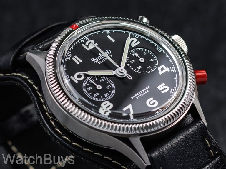 Hanhart 417 ES Heritage Flyback Column Wheel Chronograph - 42 mm