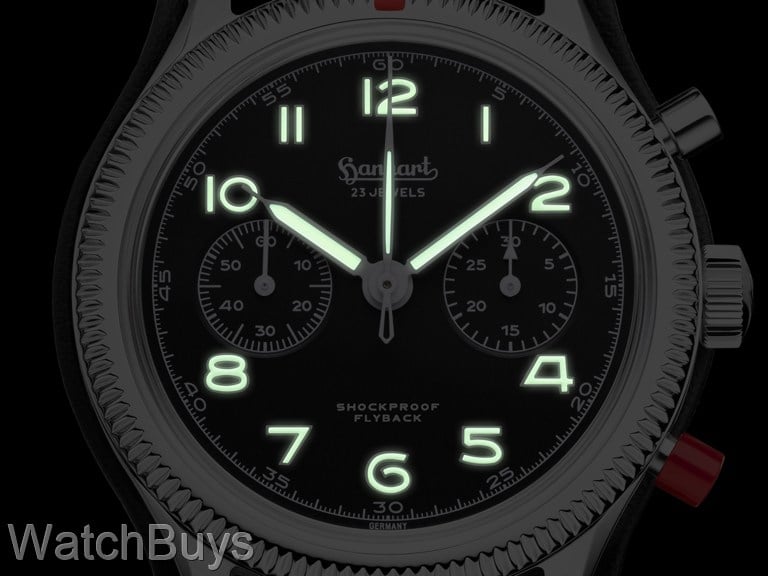 Hanhart 417 ES Heritage Flyback Column Wheel Chronograph - 42 mm