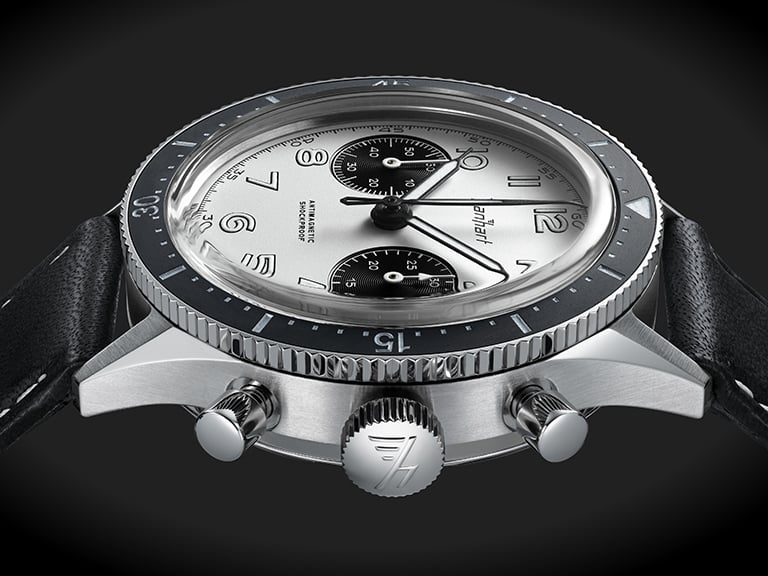 Hanhart 415 ES Panda Chronograph - 39 mm