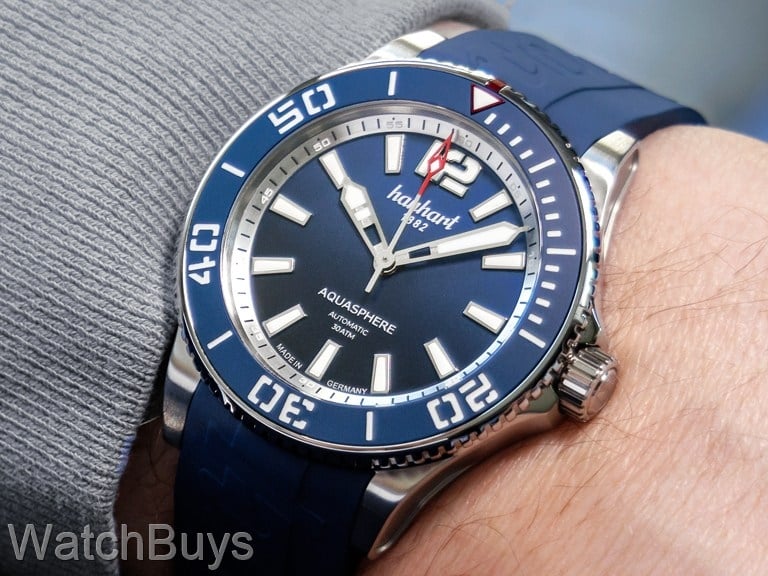 Hanhart Aquasphere Ocean Fade on Rubber Strap