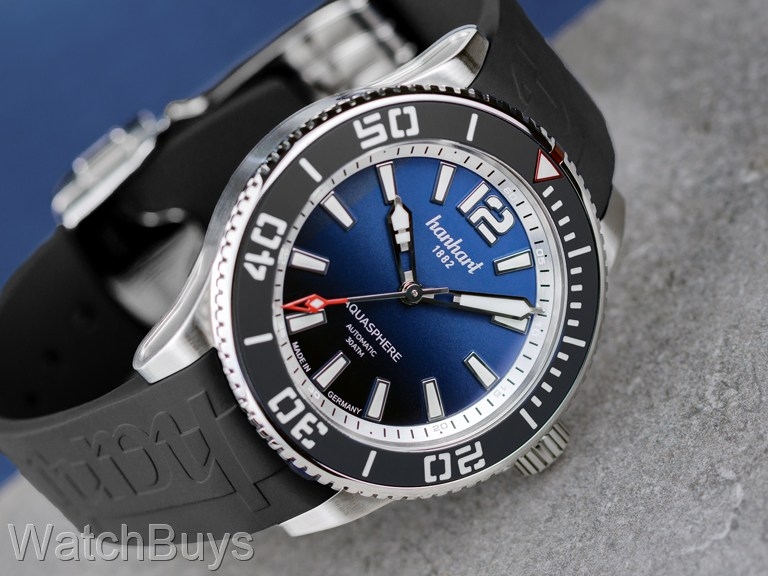 Hanhart Aquasphere Ocean Fade on Rubber Strap
