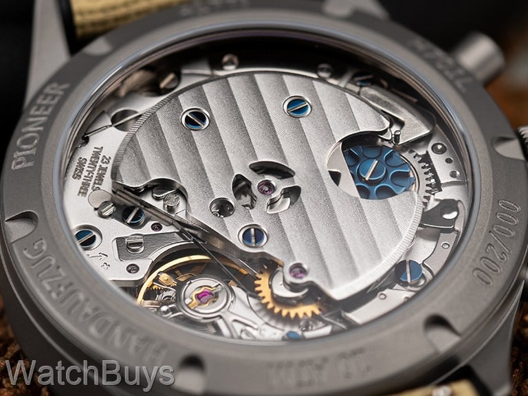 Hanhart 417 Titanium Desert Pilot Flyback Column Wheel Chronograph LE - 39 mm
