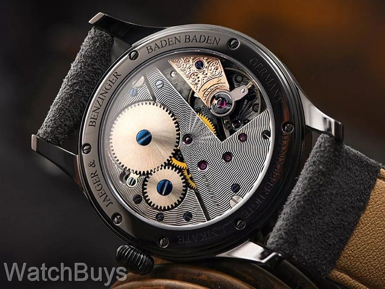 Jaeger & Benzinger Edition 6 Moire Arabic Black Case