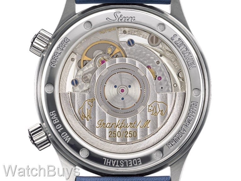 Sinn 6033 B Frankfurt Dual Time Zone Limited Edition