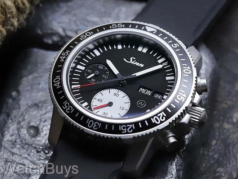 Sinn 613 St Divers Chronograph on Silicone Strap