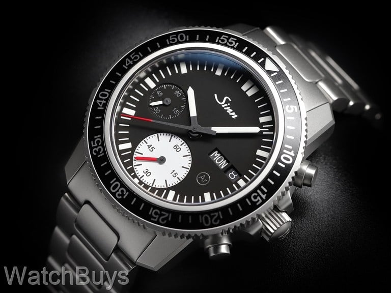 Sinn 613 St Divers Chronograph on H-Link Quick Adjust Bracelet