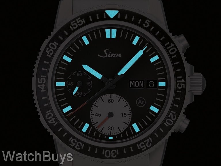 Sinn 613 St Divers Chronograph on H-Link Quick Adjust Bracelet