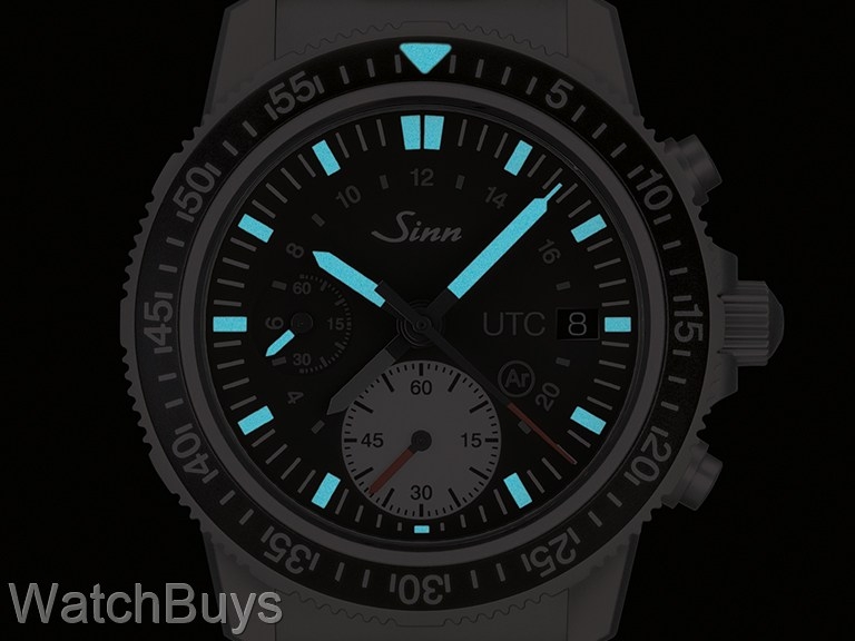 Sinn 613 St UTC Divers Chronograph on Silicone Strap