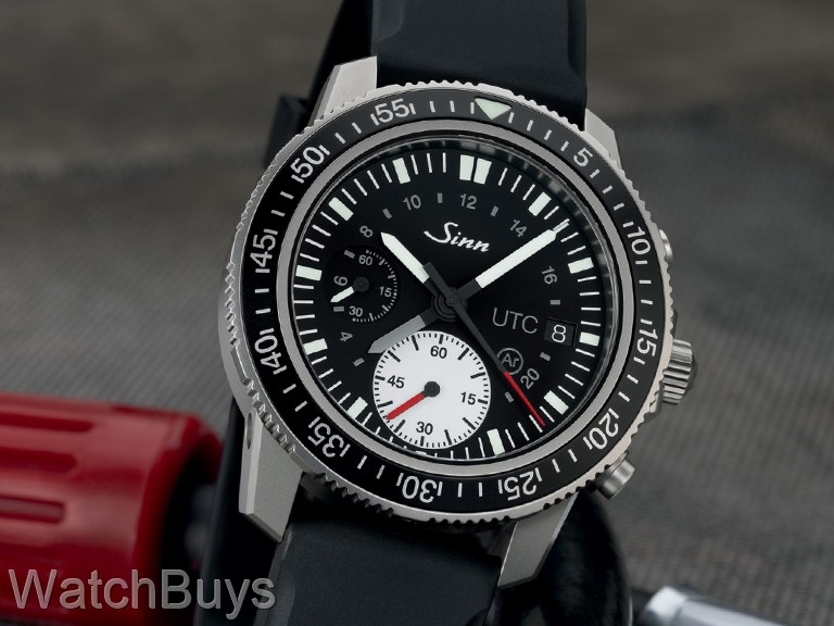 Sinn 613 St UTC Divers Chronograph on Silicone Strap