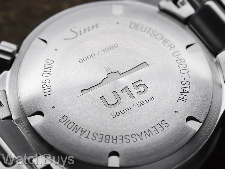 Sinn U15 Limited Edition on H-Link Quick Adjust Bracelet