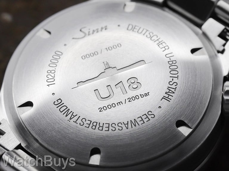 Sinn U18 Limited Edition on H-Link Quick Adjust Bracelet