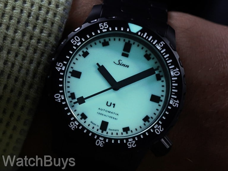 Sinn U1-T S L Fully Tegimented Limited Edition on H-Link Bracelet